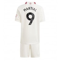 Camiseta Manchester United Anthony Martial #9 Tercera Equipación para niños 2023-24 manga corta (+ pantalones cortos)